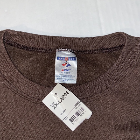 Jerzees 2005 Miller Genuine Draft Unisex 2X Crew Neck Brown Graphic Swea… - Picture 3 of 4